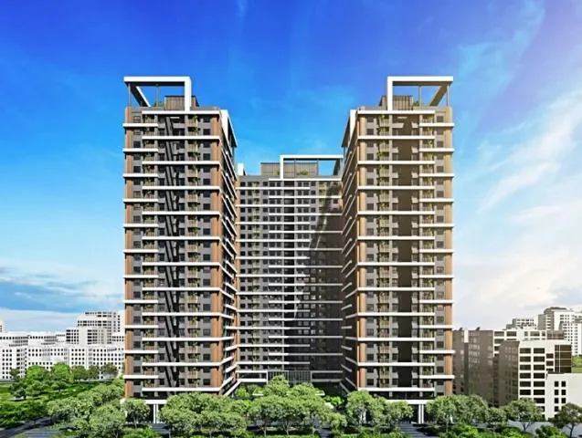 遠雄仰森三棟建築外觀示意，非完工實景照片